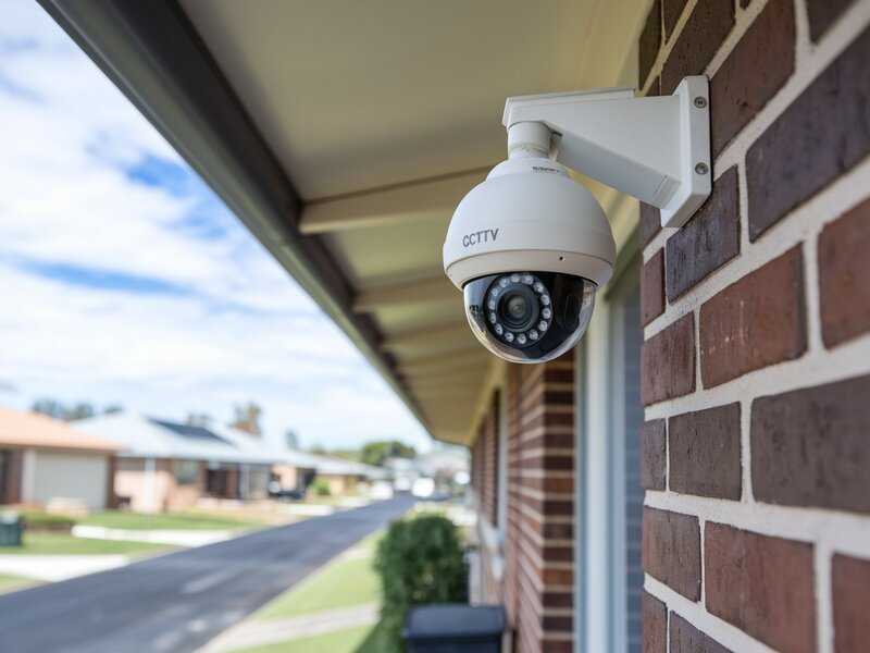 CCTV security camera installation