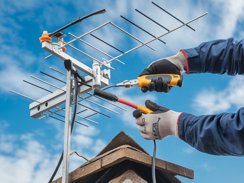 TV antenna repair service